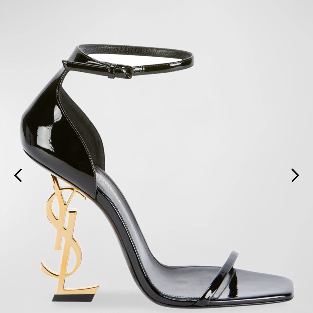 Saint Laurent Glossy Black Heels